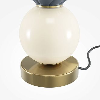 Настольный светильник 12*33,5 см, *LED*10W, 3000K, Maytoni Brosche MOD362TL-L10GR3K, Латунь