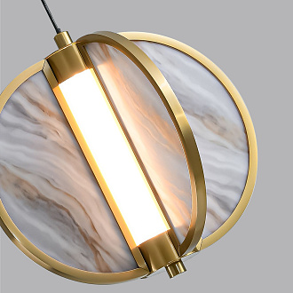 Подвесной светильник 1*LED*12W, 3000К, 947lm Odeon Light Toscana 5448/12L, бронзовый