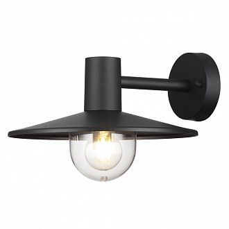 Уличный настенный светильник Odeon Light Furcadia 4833/1W, черный