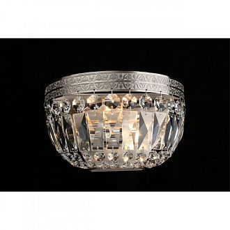 Бра 14*25*15 см, 2*E14, 40W, Aployt Lidi APL.757.11.02, никель