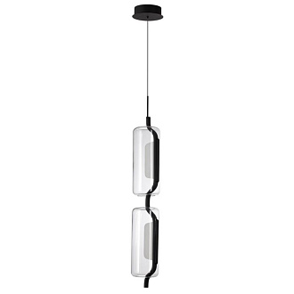 Светодиодный светильник 12 см, 20W, 3000K, Odeon Light Kavia 5003/20L, черный