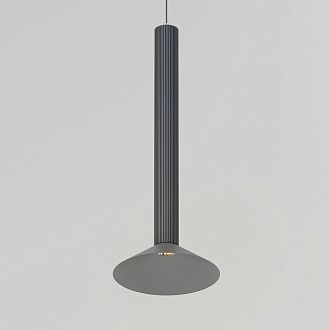 Подвесной акцентный светильник 15*15*156 см, LED, 7W, 3000K, Elektrostandard Fest 50315 LED, графит
