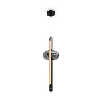 Подвесной светильник 17,5*17,5*264 см, LED, 8W, 3000К, Freya Swim FR6187PL-L9SM черный