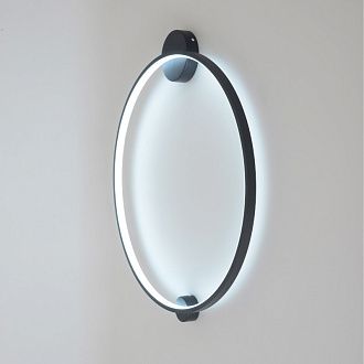 Настенный светильник 60 см, 26W, 3000-6000K, Crystal Lux REAL AP26W LED BLACK, черный