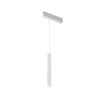 Трековый однофазный светильник 22 см, 10W, 3000K, Denkirs Simple Spot DK8108-WH, белый