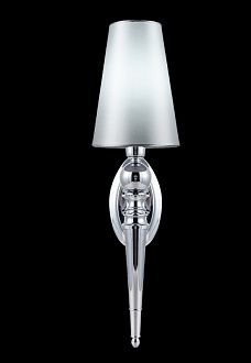 Бра 14 см Crystal Lux PER AP1 CHROME/SILVER Серебряный