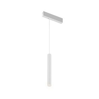 Трековый однофазный светильник 22 см, 10W, 3000K, Denkirs Simple Spot DK8108-WH, белый