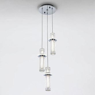 Подвесной светильник 21*21*105 см, LED 35W, 4000K, Хром MODELUX ML.3316.3
