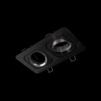 Встраиваемый светильник 18*10*2,5 см, GU10 LOFT IT Trick 10342/2 Black черный