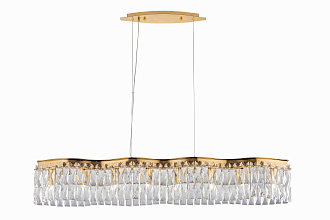 Люстра L1220 x W140 x H230 (700), мм, 8*40W (320W), GOLD+CLEAR (Золото + Прозрачный Хрусталь) NewRgy 5682E/8A GOLD+CLEAR