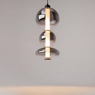 Подвесной светильник 20*20*371 см, LED, 24W, 3000К, Maytoni Futuro MOD307PL-L24B3K черный