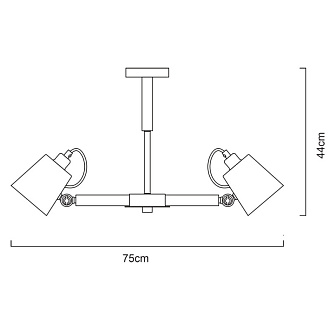 Потолочный светильник Arte Lamp A7141PL-5WH белый, диаметр 75 см