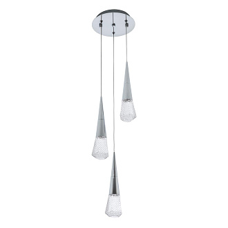 Подвесной светильник 21*21*90 см, LED 9W, 4000K, Хром MODELUX ML.3315.3