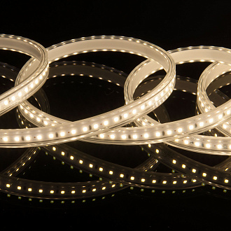 Светодиодная лента Лента светодиодная 220V 8W 60Led 2835 IP65 дневной белый, 50 м Elektrostandard