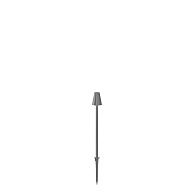 Ландшафтный светильник *4,6*-30 см, *LED*1,5W, 3000K, Maytoni Outdoor Cane O504FL-L1B3K, Матовый Черный
