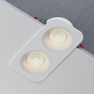 Светильник встраиваемый Tetro 20W 3000K белый IP44 15277/LED Elektrostandard  4690389217906, a071314