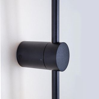 Бра 6*10*100 см, LED 27W, 3000 / 6000K, LED4U L7271-1000 BK черное