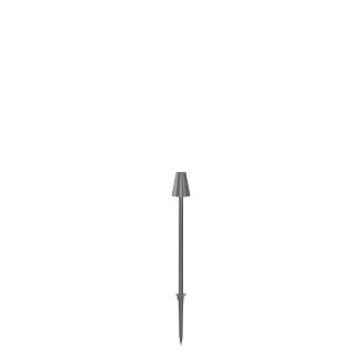 Ландшафтный светильник *4,6*-30 см, *LED*1,5W, 3000K, Maytoni Outdoor Cane O504FL-L1B3K, Матовый Черный