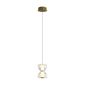 Светильник 15 см, 9W, 3000K, Freya Koil FR6136PL-L6BT, латунь