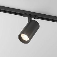 Трековый поворотный светильник 7 см,  24 °, 18W, 4200K, Elektrostandard Basic System Comel  85211/01 однофазный , черный