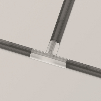 Коннектор Т-образный встраиваемый Maytoni Technical Magnetic track system Gravity TRA010CT-42W белый