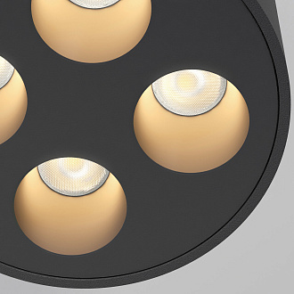 Светильник потолочный светодиодный 7 см, 7W, 3000K, Elektrostandard Points 25111/LED, черный 