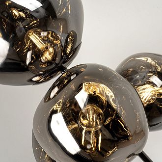 Торшер *56*-175 см, 1*Е27*60W, Modestyle  MS.500.04FL, Жемчужный черный