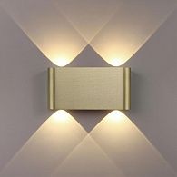 Настенный светильник 22 см, 4W, 3000K, Odeon Light Hightech Magnum 7107/4WL, бронза