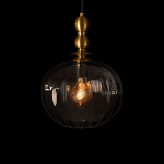 Подвесной светильник *25*-22,5 см, 1*E27*40W, LOFT IT Melon 10426 Smoke, бронзовый