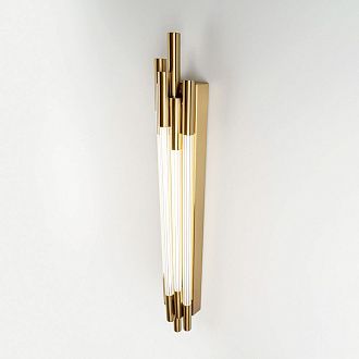 Настенный светильник 70 см, 15W, 4200K, Modestyle MS.1577.700 BS, латунь