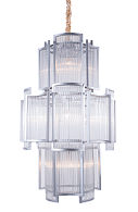 Люстра Ø560 x H830, мм, 11*40W (440W), SIL+CL(Матовый хром) NewRgy 2420W/11 SIL+CL