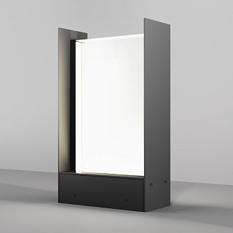 Садово-парковый светильник 17,5*8*30 см, LED, 20W, 3000К, Maytoni Reso O445FL-L20GF3K серый