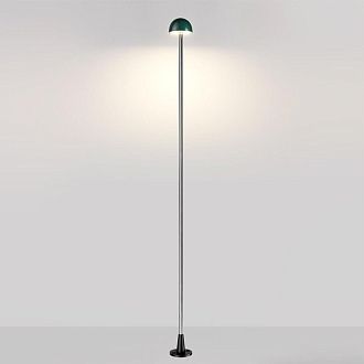 Уличный светильник *4,65*-73 см, 1*LED*4W, 3000K, Odeon Light VERDE 7122/4GLA, темно-зеленый