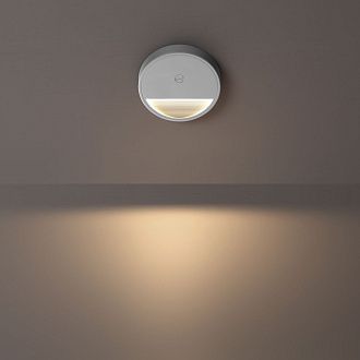 Подсветка для лестниц 0,4W, 3000К с датчиком движения, аккумулятор Novotech Over Vespera 1000mAh Li-ion 359707, белый