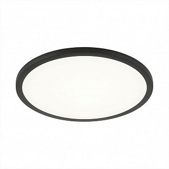 Светильник, 17 см, 22W, 3000К, черный, теплый свет, Citilux Омега CLD50R222, встраиваемый LED, вр 15,5 см