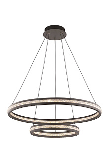 Люстра 800*1500, LED, 130W 4000K NewRgy LED 20059MD-80+40 BK, Черный