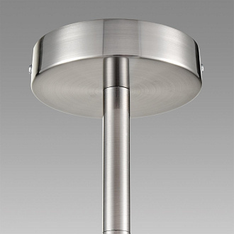 Люстра потолочная 95*49 см, 12*E14 Lumion MAVE 8099/12C никель, белый