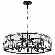 Люстра подвесная Lightstar Novara 713287, диаметр 67 см, черный