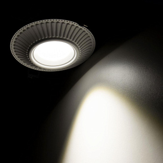 LED светильник 10 см, 7W, 3500K, Citilux Дзета CLD042NW0, белый полимер, вр 8 см