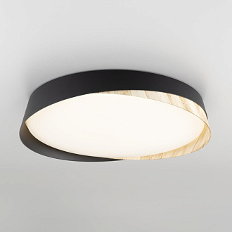 Светильник 42 см, 48W, 3000-5500K с пультом Citilux CL754351G BONNY Черный+Клен LED