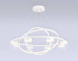 Светильник подвесной 80*8*120 см, LED 112W, 3000К, белый Ambrella Comfort LineTech FL51777