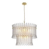 Подвесной светильник *61,4*69,2-369,2 см, 9*E14*40W, Maytoni Shiver MOD539PL-09MG, Матовое Золото