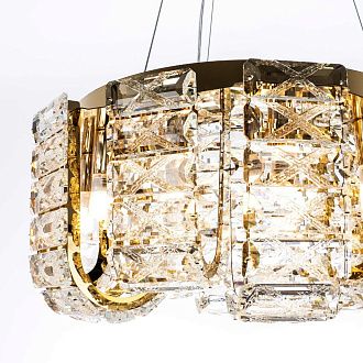 Подвесная люстра 50*30/120 см, 12*G9 MODELUX ML.755.12 GD золото