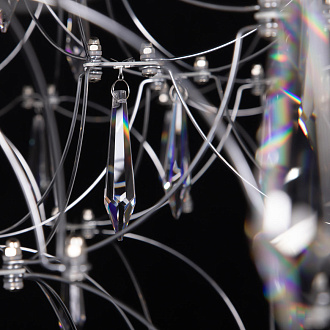 Подвесной светильник 80 см, LED 3000K LOFT IT Mira 10259/800 Silver Asfour серебро