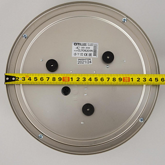 Светильник 25 см, 20W, 4000K Citilux Бостон CL709201N хром
