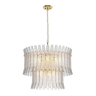 Подвесной светильник *61,4*69,2-369,2 см, 9*E14*40W, Maytoni Shiver MOD539PL-09MG, Матовое Золото
