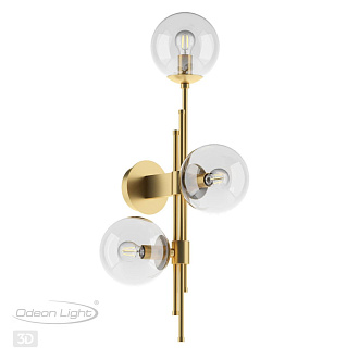 Настенное бра Odeon Light Brazeri 4799/3W, бронза