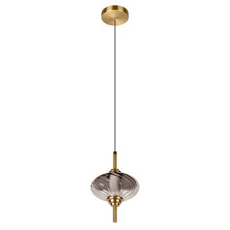 Подвесной светильник *15*-22,5 см, 1*LED*30W, 4000K, LOFT IT Helix 10421/C Smoke, бронзовый