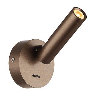 Светильник 11 см, 3W, 3000K, Citilux DEKART CL704103, коричневый