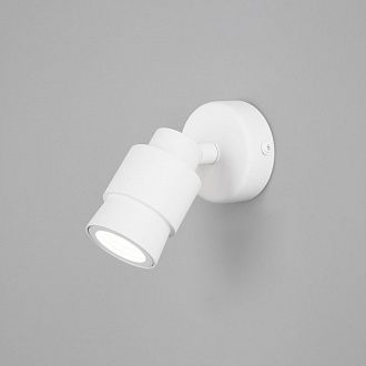 Настенный светодиодный светильник 6 см 4200K 7W Eurosvet  Plat 20125/1 LED белый